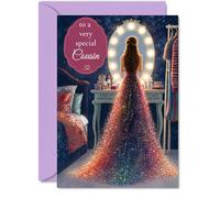 Heartfelt Birthday Card for Cousin, Shine Bright on Your Special Day
