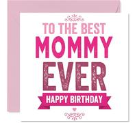 Heartfelt Birthday Card for Mommy, Bursting with Love