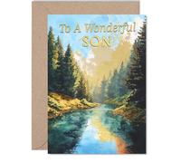 Heartfelt Birthday Card for Son, Warm Wishes for Your Day