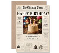 Heartfelt Birthday Card - Spread Birthday Cheer - Bright and Uplifting Card Design - Thoughtful Wishes to Make Their Day Special - A5, Envelope Included