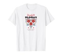 Heartfelt Blooms Boho Floral Value Graphic T-Shirt, Men, White, S