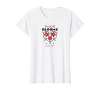 Heartfelt Blooms Boho Floral Value Graphic T-Shirt, Women, White, XS