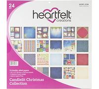 Heartfelt Creation - HCDP1-2104 - Candlelit Christmas Collection - 12" x 12" Paper Pad