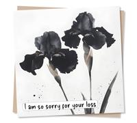 Heartfelt Deep Sympathy Card For a Loved One - I Am So Sorry For Your Loss - Flowers, Nature, Beauty - Grief, Loss - Condolences For Women, Men, Friend, Relative, Partner, Family, Colleague