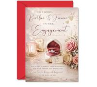 Heartfelt Engagement Card for Brother & Fiancee