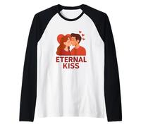 Heartfelt Eternal Affection Design Raglan Baseball Tee