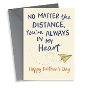 Heartfelt Father's Day Card - Always In My Heart - Across The Miles