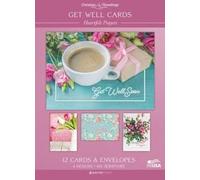 Heartfelt Get Well Cards Prayers & KJV Scriptures Assorted Floral Designs by Warner Press