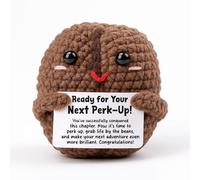Heartfelt Gifting Adventure Awaits Graduation Gifts for Best Friend, Next Chapter Present for Her Him, Funny Motivational Perk Up Keepsake, Handmade Crochet Decor for Brother Sister