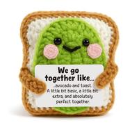 Heartfelt Gifting Avocado Toast Couples Gift | Cute Anniversary, Valentine's Day Present for Boyfriend, Girlfriend, Husband, Wife | Sentimental Best Friend Decor with Funny Love Quote