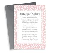 Heartfelt Just Because/Birthday Card - Rules for Sisters