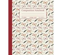 Heartfelt Letters Composition Notebook: College Ruled, Romantic Envelope and Heart Design, Charming Writing Notebook for Girls, Teens, Women and Daily Writing