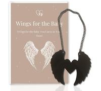 Heartfelt Miscarriage Keepsake: 'Wings' - Miscarriage Gift & Baby Loss Memorial | Angel Baby Memorial with Acrylic Wings Ornament & A6 Poem Card | Sympathy Gift for Parents | Pregnancy Loss Keepsakes