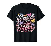 Heartfelt Motherhood Gifts with Butterflies & Flowers T-Shirt