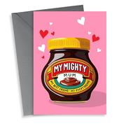 Heartfelt Mother's Day Card - My Mighty Mum - Marmite