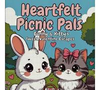 Heartfelt Picnic Pals: Bunny & Kitty's Sweet Valentine Escapes Coloring Book: Fluffy Friendship Fun for Young Artists
