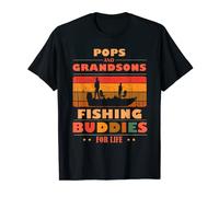 Heartfelt POPS Grandsons Buddies For Life Fishing T-Shirt