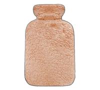 Hearth and Home 2L Sherpa Hot Water Bottle And Cover in Pink Hearth and Home Pink