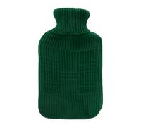 Hearth and Home 2L Thick Knit Hot Water Bottle And Cover in Green Hearth and Home Green