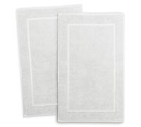 Hearth & Harbor 100% Ring Spun Cotton Bath Mat Towels - Luxury Towels - Ultra Soft & Highly Absorbent, Bathroom Towels, Floor Mat - White