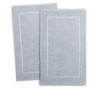 Hearth & Harbor Bath Mat Towels - 100% Ring Spun Cotton Luxury Towels - Ultra Soft & Highly Absorbent, Bathroom Towels, Floor Mat - Ice Blue