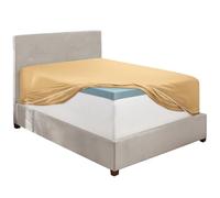 Hearth & Harbor Camel Gold Fitted Sheet Queen Size, Extra Deep Pocket Queen Fitted Sheet Only, 1800 Microfiber Fitted Bed Sheet, Soft Fitted Queen Sheet Fits up to 24 '' Mattress