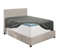 Hearth & Harbor Extra Deep Pocket King Fitted Sheet, Grey Fitted Sheet King Size, 1800 Microfiber King Fitted Sheet Only, Ultra Soft King Bed Fitted Sheet Fits up to 24 '' Mattress