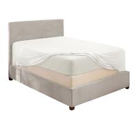 Hearth & Harbor Extra Deep Pocket King Fitted Sheet, White Fitted Sheet King Size, 1800 Microfiber King Fitted Sheet Only, Ultra Soft King Bed Fitted Sheet Fits up to 24 '' Mattress