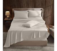 Hearth & Harbor Extra Deep Pocket Queen Sheets Sets - Fits Mattress 18-24 Inches Deep - Extra Deep Pocket Sheets - 6 Piece Queen Size Sheets - Linen