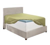 Hearth & Harbor Olive Green Fitted Sheet, Extra Deep Pocket Queen Size, 1800 Microfiber Fitted Bed Sheet, Soft Fitted Sheet Fits up to 24'' Mattress