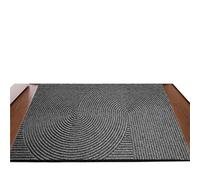 Hearth Rugs for Fireplaces Outdoor Doormat, Anti-Slip Floor Mat, Dustproof Wear-Resistant Polyester Rug For Porch, Home Entrance Decor(Dark Gray,45x75cm)