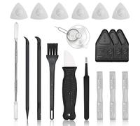 HEARTHFUN Electronics kit,Plastic Pry Tool,Metal Spudger,Opening Picks Pry Tools,Esd Tweezers,Suction Cup,20 PC Mini Pry Bar Set for iPhone/iPad/Ps4/Xbox,Switch,Laptop,Cell Phone,Mac,Tablet,Computer