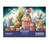 Heartholding Mouse Jigsaw Puzzles 1000 Pieces - Celebration Gift - Artistic Design - Sturdy Paper Pieces 70x50cm/1000pcs