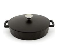 HearthStone 28cm 3.8L Enamelled Cast Iron Dutch Oven Peach/Satin Black