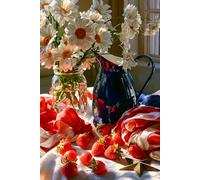 Heartland: A Vintage Patriotic Lined Journal | Rustic Americana 4th of July Notebook for Her: Independence Day & Floral Farmhouse Cottagecore Diary | 200-Page Ruled Red White & Blue Gift for Women 6x9