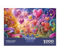 Heartland Fantasy Jigsaw Puzzles Puzzle for Adults Kids. 1000 Pieces Interesting Whimsical Challenge Toy Educational Games Home Decoration for Adults& Kids Age 14 Years Up 52x38cm/1000pcs