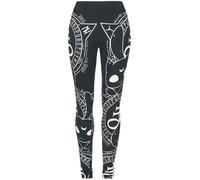 Heartless Cat Craft Leggings Leggings black white S