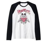 HEARTLESS SKELETON VALENTINE'S DAY DESIGN Raglan Baseball Tee