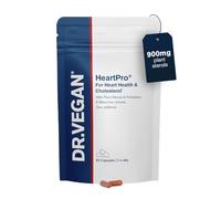 HeartPro® 900mg Plant Sterols | 8 Billion Protiotics | Supplement to Lower Cholesterol | with Ginger Root, CoQ10, Black Garlic | 60 Vegan Capsules, 2-A-Day