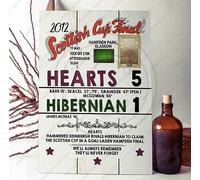 Hearts 5-1 Hibernian | 2012 Scottish Cup final hearts v hibs | Hampden Park| Hearts Plaque-Sign
