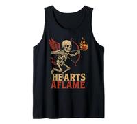 Hearts Aflame Skeleton Archer Wings Tank Top