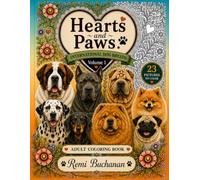 Hearts and Paws: International Dog Breeds Vol. 1 (Hearts & Paws: A Coloring Book)