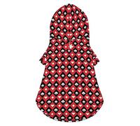 Hearts Clubs Diamonds Spades Dog Hoodie Luxury Dog Clothes Winter Dog Jacket Pet Clothes Hoodie French Bulldog Teddy Pug Puppy Clothes 2XL