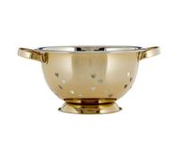 Hearts Design Gold Colander | Hollis