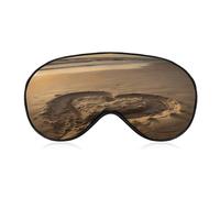 Hearts Drawn on The Beach Sleep Mask Eye Mask Travel Eye Cover