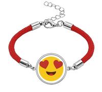 Hearts Eyes Online Chat fcartoon Lucky Red String Bracelet Rope Bracelet Handmade