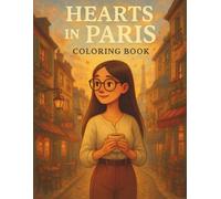 Hearts in Paris.: coloring book