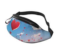 Hearts in The Fanny Pack for Men Women, Fashion Festival Fanny Pack, Travel Sport Walking Waist Bag