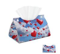 Hearts in the Sky Tissue Box Cover Square Cube Boxes