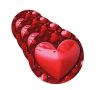 Hearts Love Car Air Freshener Cards for Women Men 4 Pack Cute Car Accessories Long Lasting Scent Car Diffuser Hanging Auto Aromatherapy Tablets Car Fresheners Gifts